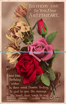 R270641 Geburtstag Freuden für dich lieber Schatz ich sende liebe Geburtstagswünsche in der