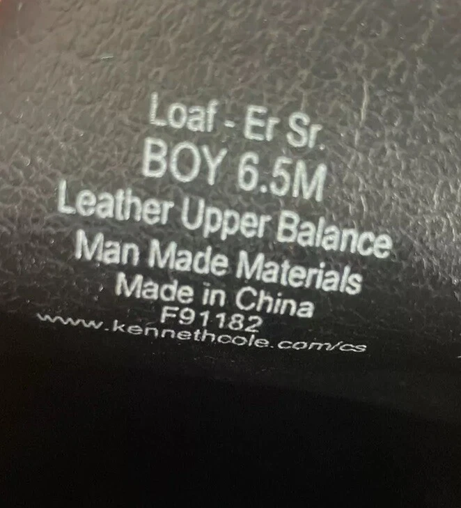 KENNETH COLE REACTION tamanho 6.5M Meninos Couro Marrom Borgonha ER SR PENNY LOAFERS - Imagem 2 de 4