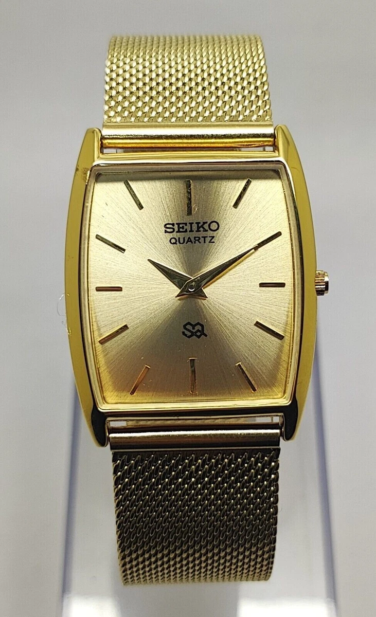 Seiko quartz gold shop watch vintage