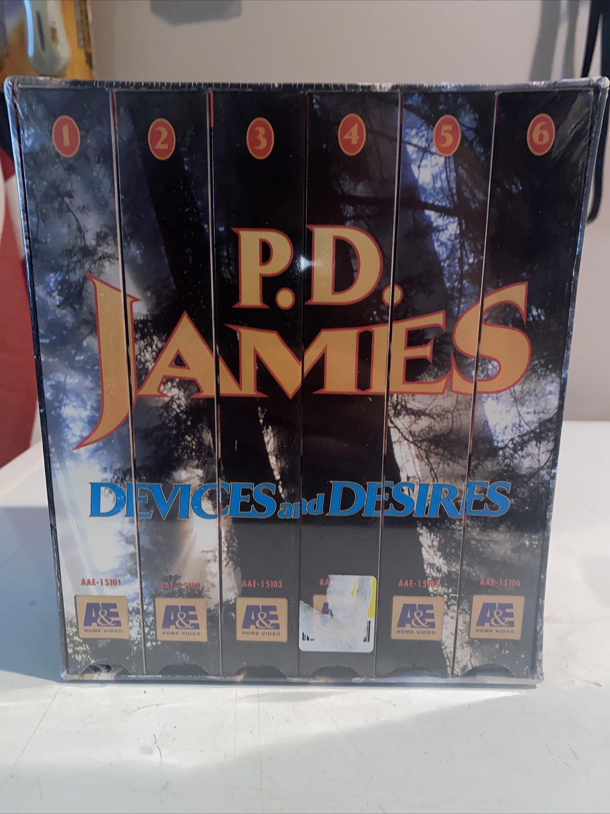 P.D. James Devices and Desires (VHS, 1996, 6Tape Set) for sale