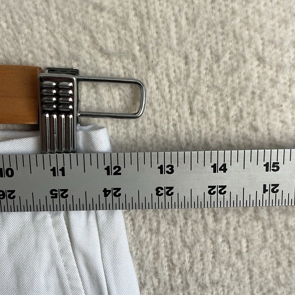 J Crew Crewcuts Boys Slim Fit Flex Chino Size 7 White - Image 2 of 4