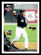 2010 Topps Opening Day #52 Gordon Beckham Card Chicago White Sox