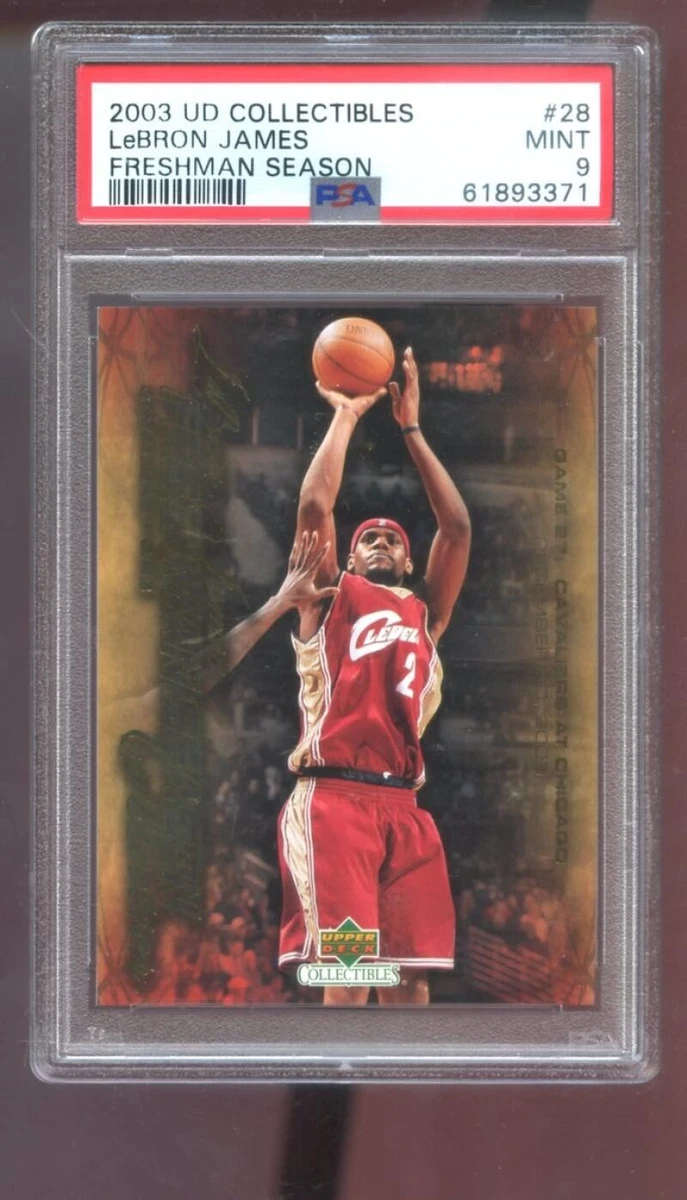 Upper Deck LeBron James 9 Graded Basketball Sports Trading Cards