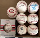 Cincinnati Reds Autographed Baseballs Lot of 8 Arroyo, Baker, Brennaman, Jockety