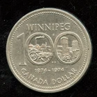 1974 Canada $1 Nickel Dollar Doubled Die Variety VCR-19 - No Reserve Auction