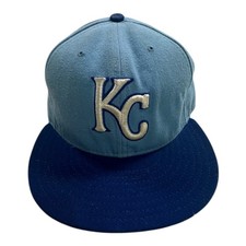 New Era Kansas City Royals MLB 59FIFTY Fitted Baseball Cap Hat Size 7