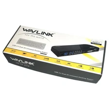 Wavlink Usb 3.0 Dual 2K Universal Docking Station Portable WL-UG39DK1 NEW NOB