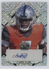 2022 Leaf Metal Draft Portrait Silver Mojo 10/20 Romeo Doubs #PA-RD1 Auto r7d