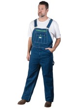 Liberty Mens Stonewashed Denim Bib Overall, Stone Washed, 32/32