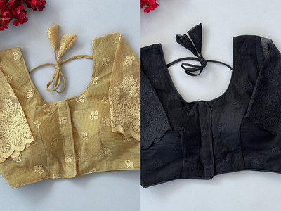 Saree Blouse Readymade Designer Sari Choli Indian Party Wear Bollywood Dress