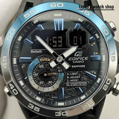 CASIO EDIFICE ECB-40YNP-1AJF Navy Nighttime Drive Series Men's Watch New in Box