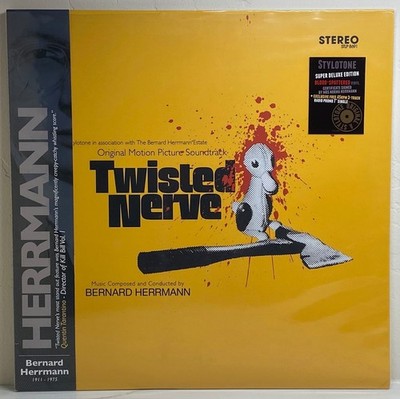 Bernard Herrmann Twisted Nerve Super Deluxe Edition Blood-Spattered Yellow Vinyl