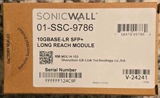 SonicWall 01-SSC-9786 10GBASE-LR SFP Long Reach LAN Interface Module 1-Port