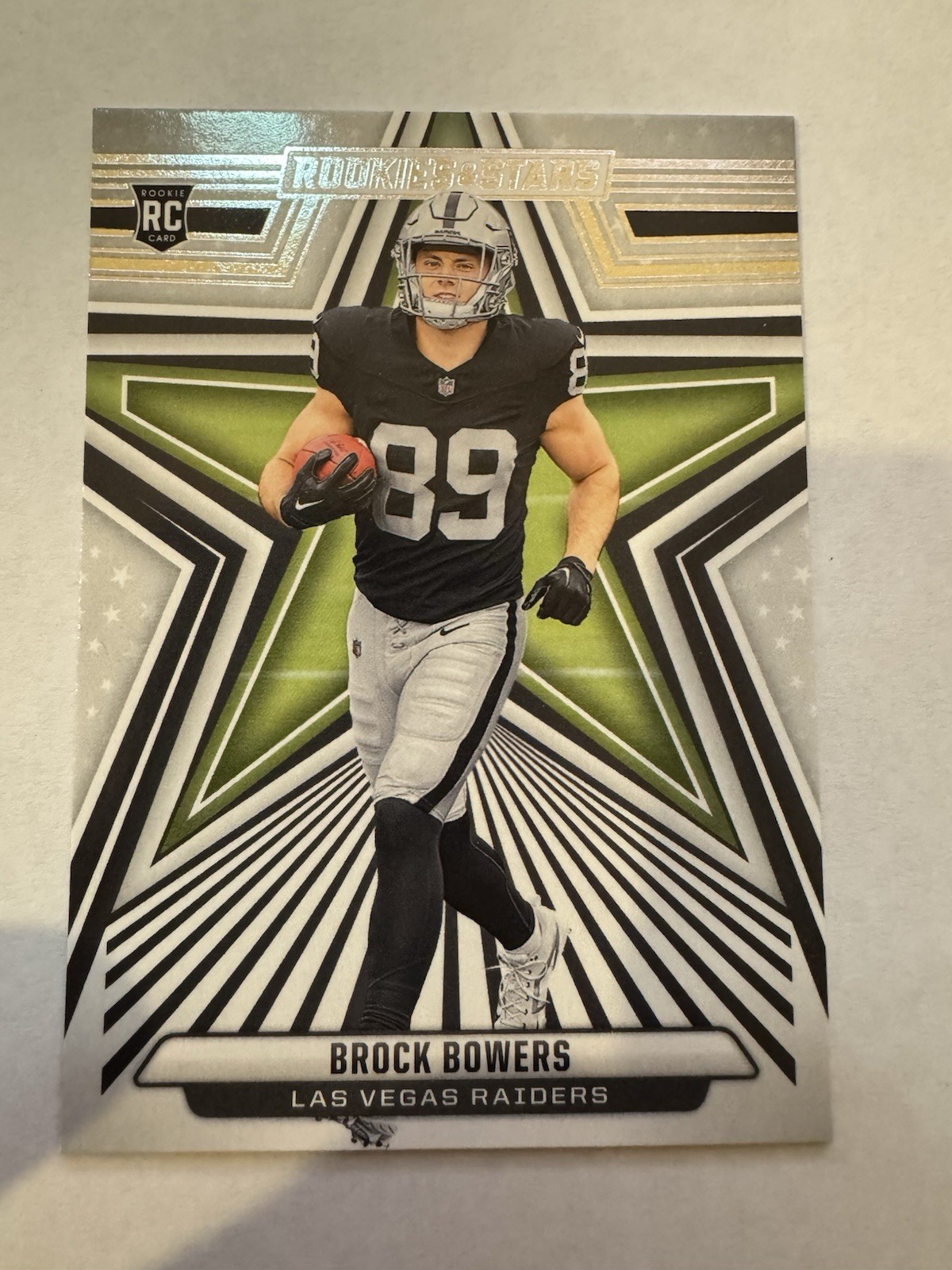 2024 Panini Rookies & Stars Brock Bowers RC Rookie #114 Raiders