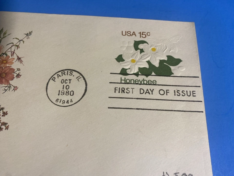 THE HONEYBEE - FIRST DAY OF ISSUE - 1980 - ENVELOPE - Image 2 of 3