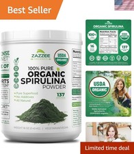 USDA Organic Spirulina Powder, 16 Ounces 1 LB, 137 Servings, Certified Kosher...