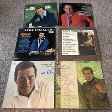 Andy Williams Vinyl LP Set of 6 VG+ Columbia Records