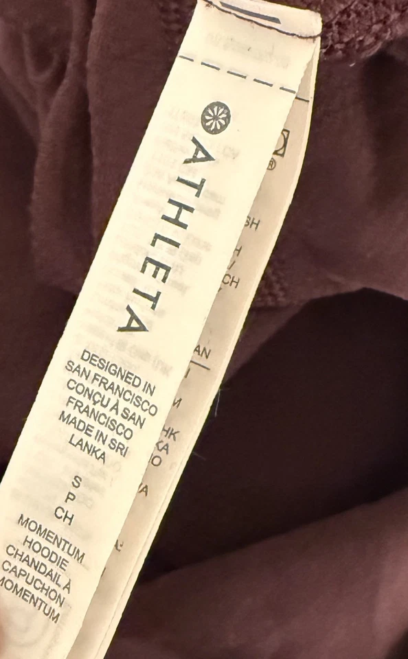 Sudadera con capucha Athleta Seamless Momentum talla pequeña Foto 2 de 4