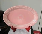 Fiestaware PINK ROSE 13.5'' X 9.5'' Oval Platter, New.