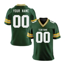 Customized Football Jersey, Personalized Name And Number Shirt, Adult/Youth/Kids