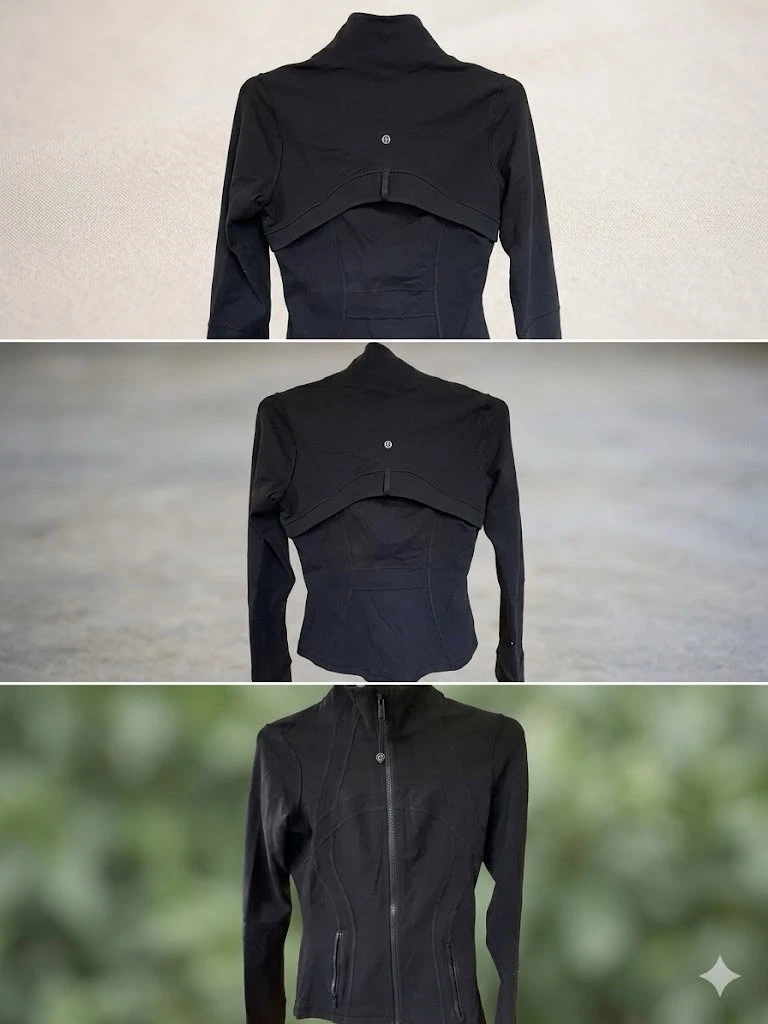 Lululemon 定义黑色运动服外套女| eBay