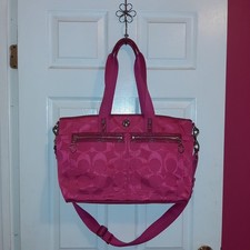 Coach Pink Diaper Bag