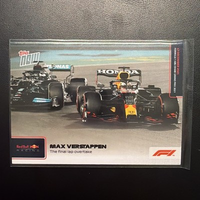 Max Verstappen - 2021 Topps Now F1 The final lap overtake PR:7642