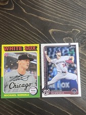 Michael Soroka 2024 Topps Heritage Veteran Short Print SP #69 Chicago White Sox