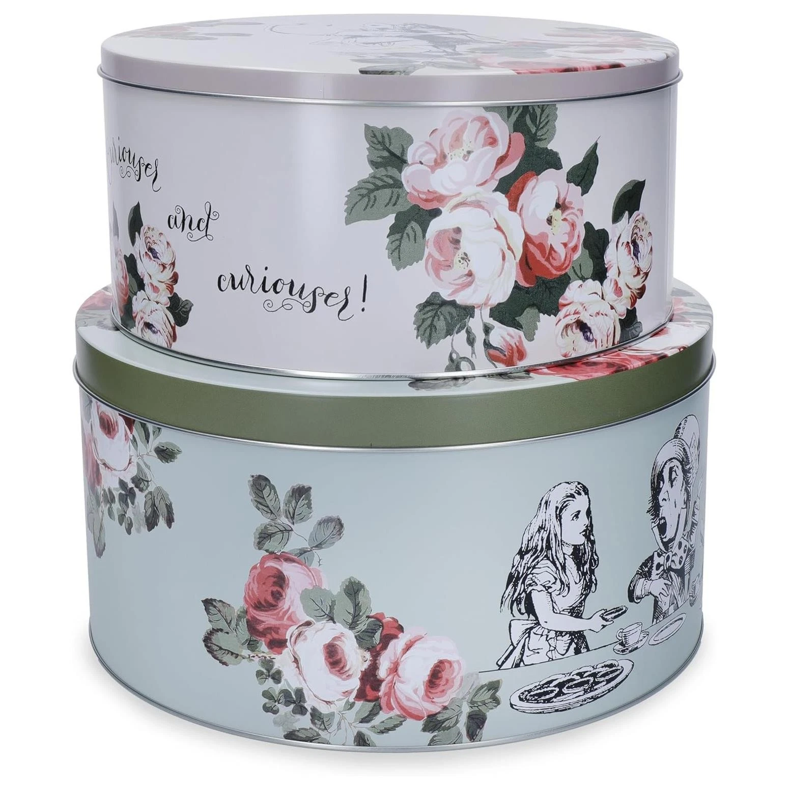 Mikasa and the V&A Alice In Wonderland Cake Tins Set of 2