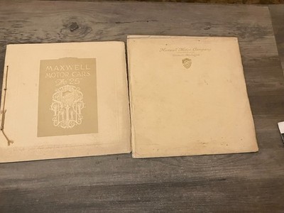 Maxwell Motor Cars The ''25'' Brochure Catalog w/ Envelope