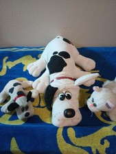 Pound Puppies Lot of 3 Tonka Vintage Plush Puppy Dog