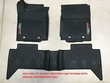 Genuine Toyota 2016 Thru 2023 Tacoma Trd Pro All Weather Rubber Floor Linersmat