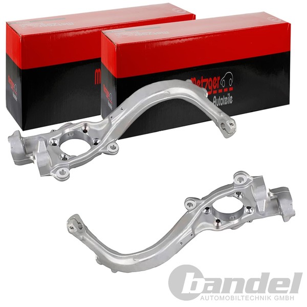 2X Metzger Achsschenkel Vorne Passend FÜR Audi A4 Seat Exeo Links+Rechts-image