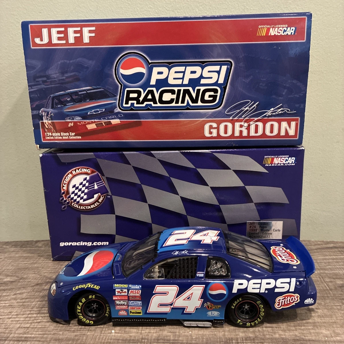 Jeff Gordon Diecast Racing Cars 1:24 1999 Vehicle Year for sale | eBay
