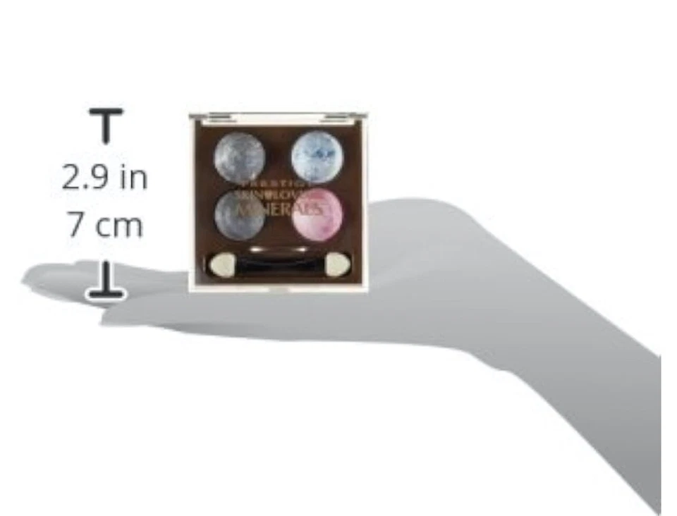 Prestige Skin loving minerals Baked Eyeshadow quad 01 gemma - Image 4 of 4