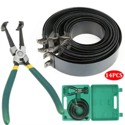 14 Band Professional Piston Cylinder Installer Pliers Ring Compressor Tool Set