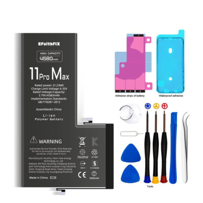 4500mAh Internal Battery Replacement For iPhone 11 Pro Max High Capacity Lot