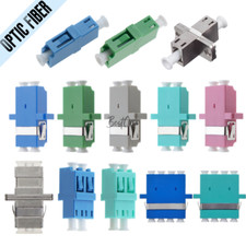 25Pcs LC to LC Simplex Duplex Fiber Optic Connector Optical Coupler Adapter lot