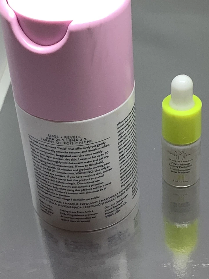 Drunk Elephant T.L.C. Sukari Babyfacial 50ml RRP £72! New plus facial oil 3ml 🌸 - Image 2 of 2