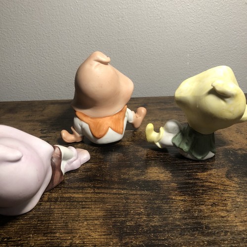 Vintage Set of 3 Homco Pixie Elf Elves Figurines Porcelain #5213 - Picture 7 of 16