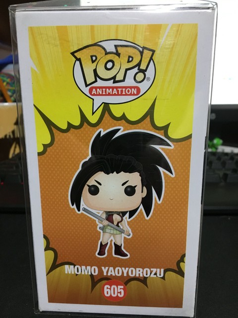 Funko POP! Animation: My Hero Academia MOMO YAOYOROZU #605 w/ Protector | eBay