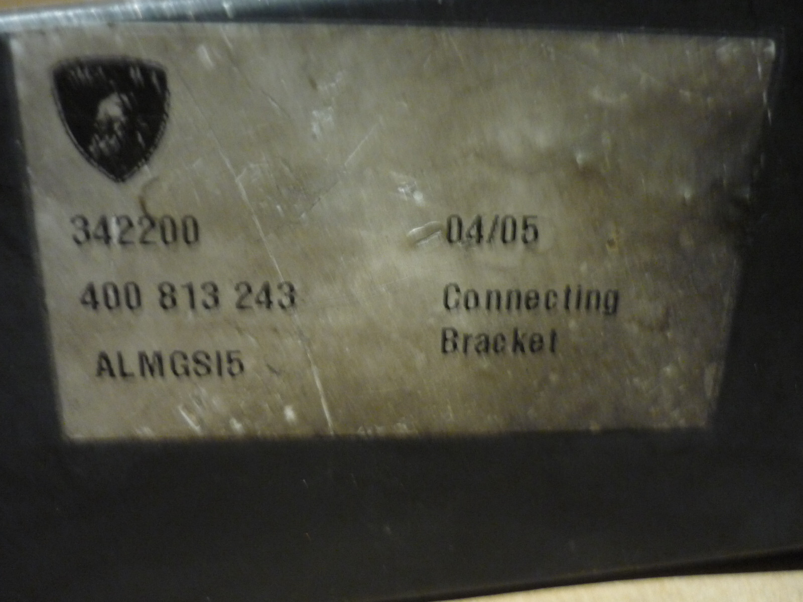 Lamborghini Gallardo - LH Rear Connecting Bracket - P/N 400813243