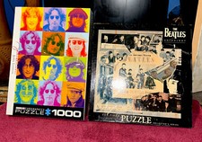 Lot mixte de 2 /1000 pièces puzzle John Lennon / puzzle 500 pièces The Beatles