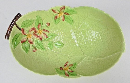 VINTAGE GREEN ORCHID CARLTON WARE BOWL - Picture 6 of 6