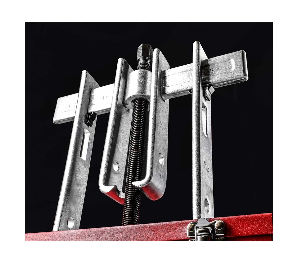 Juego de extractores de mandíbula recta URREA 10 toneladas - extractor de engranajes mecánico de 14 piezas con i... Foto 3 de 4