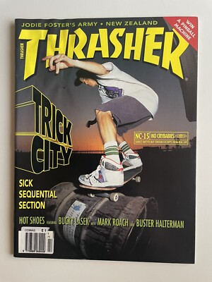 Thrasher Magazine February 1990 Skateboarding