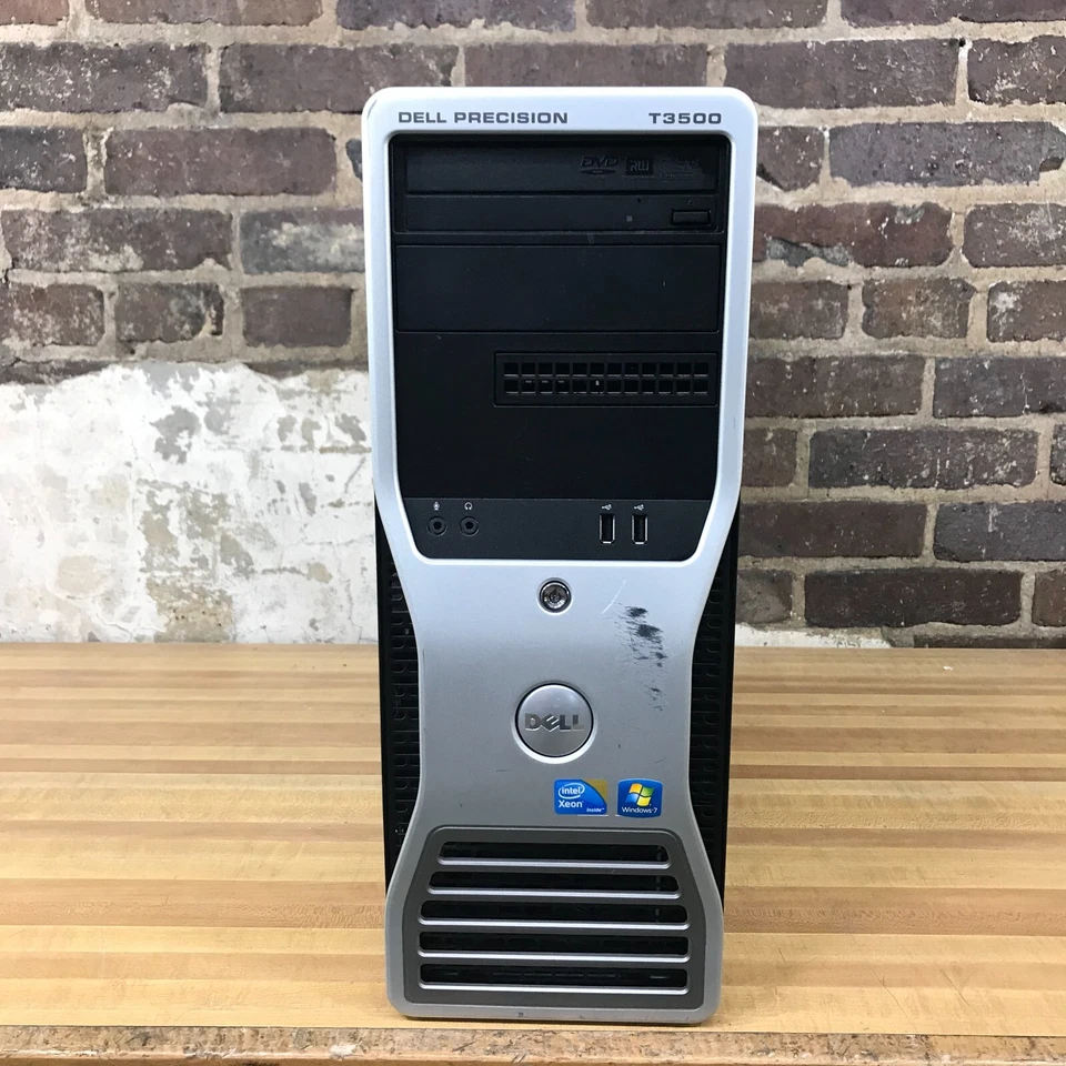 DELL PRECISION T3500 - XEON W3530 2.8GHz 8GB 1TB HDD (Windows 7 Pro 64-Bit) - Image 2 of 4