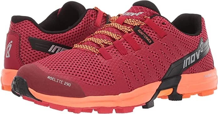 Inov 8 Men s Roclite 290 Trail Runner Red Orange Size Men s 9