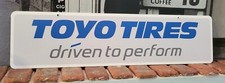 Toyo Tires Aluminum Sign 6 X 24 Toyo Tires Aluminum Sign 6 X 24