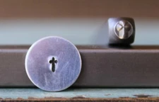 SUPPLY GUY 3mm Mini Cross Metal Punch Design Stamp SGCH-154